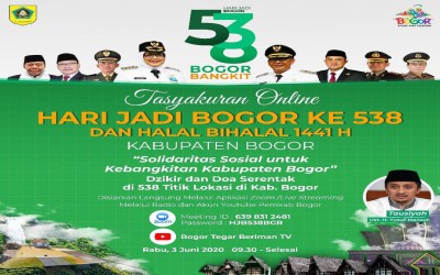 HJB Kabupaten Bogor Dilakukan Secara Virtual